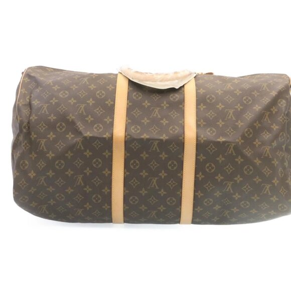 LOUIS VUITTON Monogram Keepall Bandouliere 60 Boston Bag M41412 LV Auth 27538V - Picture 2 of 15